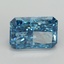 5.07 Ct. Fancy Vivid Blue Radiant Lab Grown Diamond
