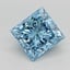 2.05 Ct. Fancy Vivid Blue Princess Lab Grown Diamond