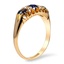 The Reeta Ring, smalltop view on a hand
