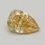 2.02 Ct. Fancy Vivid Yellow Pear Lab Grown Diamond