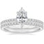 18K White Gold Luxe Ballad Perfect Fit Diamond Bridal Set