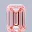 1.58 Ct. Fancy Vivid Pink Emerald Lab Grown Diamond