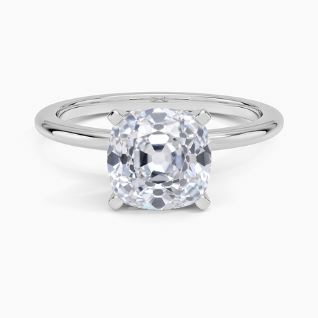 Four-Prong Petite Comfort Fit Solitaire Ring - Brilliant Earth