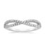 18K White Gold Entwined Diamond Ring (1/4 ct. tw.), smalltop view