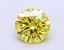 1.19 Ct. Fancy Vivid  Yellow Round Lab Grown Diamond