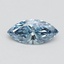 1.00 Ct. Fancy Vivid Blue Marquise Lab Grown Diamond