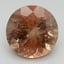 11.1x11mm Unheated Parti-Color Round Oregon Sunstone