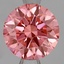 1.04 Ct. Fancy Vivid Pink Round Lab Grown Diamond