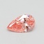 0.50 Ct. Fancy Vivid Pink Pear Lab Grown Diamond