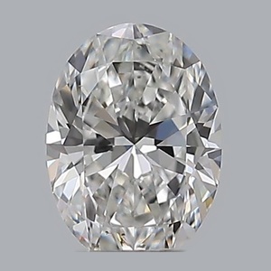 Oval diamond — real photo