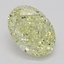 1.03 Ct. Fancy Yellow Oval Diamond