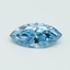 1.02 Ct. Fancy Vivid Blue Marquise Lab Grown Diamond