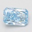 2.05 Ct. Fancy Vivid Blue Radiant Lab Grown Diamond