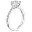 18K White Gold Geneva Diamond Ring, smallside view