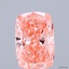 1.58 Ct. Fancy Vivid Pink Cushion Lab Grown Diamond