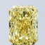 3.10 Ct. Fancy Vivid Yellow Radiant Lab Grown Diamond