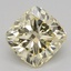 1.57 Ct. Fancy Yellow Cushion Lab Grown Diamond