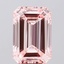 10.10 Ct. Fancy Vivid Pink Emerald Lab Grown Diamond