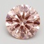 2.31 Ct. Fancy Intense Pink Round Lab Grown Diamond