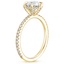 18K Yellow Gold Viviana Three-Quarter Coverage Six-Prong Diamond Ring (1/3 ct. tw.), smallside view