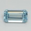 1.04 Ct. Fancy Intense Blue Emerald Lab Grown Diamond
