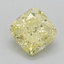 1.01 Ct. Fancy Yellow Cushion Diamond