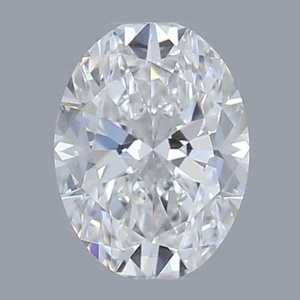 Oval diamond — real photo