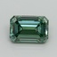 2.18 Ct. Fancy Vivid Green Emerald Lab Grown Diamond