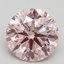 2.22 Ct. Fancy Intense Pink Round Lab Grown Diamond