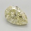 2.61 Ct. Fancy Intense Yellow Pear Lab Grown Diamond