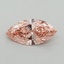 1.53 Ct. Fancy Vivid Pink Marquise Lab Grown Diamond
