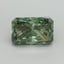 5.16 Ct. Fancy Vivid Pacific Green Radiant Lab Grown Diamond