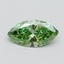 0.50 Ct. Fancy Vivid Green Marquise Lab Grown Diamond