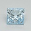 1.33 Ct. Fancy Intense Blue Princess Lab Grown Diamond