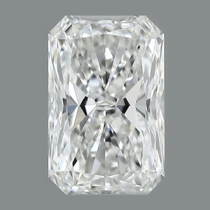 Radiant diamond — real photo