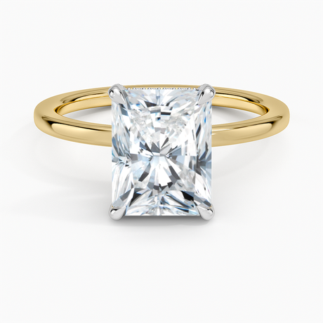 Mixed Metal Lumiere Diamond Ring