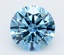 5.01 Ct. Fancy Vivid  Blue Round Lab Grown Diamond