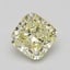 1.28 Ct. Fancy Light Yellow Cushion Diamond
