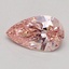 0.52 Ct. Fancy Intense Pink Pear Lab Grown Diamond