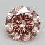 3.02 Ct. Fancy Intense Pink Round Lab Grown Diamond