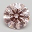 1.62 Ct. Fancy Light Pink Round Lab Grown Diamond