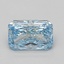 1.60 Ct. Fancy Vivid Blue Radiant Lab Grown Diamond