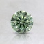 0.53 Ct. Fancy Vivid Pacific Green Round Lab Grown Diamond, smalltop view