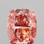 1.51 Ct. Fancy Intense Pink Cushion Lab Grown Diamond