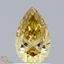 0.98 Ct. Fancy Intense Brownish Yellow Pear Lab Grown Diamond