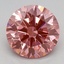 2.08 Ct. Fancy Vivid Pink Round Lab Grown Diamond