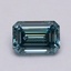 1.52 Ct. Fancy Intense Blue Emerald Lab Grown Diamond