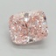 2.35 Ct. Fancy Vivid Pink Cushion Lab Grown Diamond