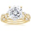 18KY Moissanite Luxe Willow Bridal Set (1/2 ct. tw.), smalltop view