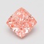 5.11 Ct. Fancy Vivid Pink Cushion Lab Grown Diamond
